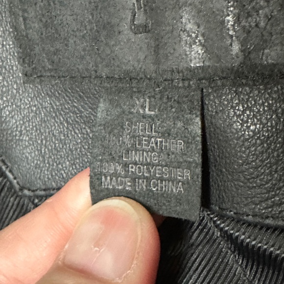 NWOT Men’s Leather Jacket Saddlebred Size XL - Picture 6 of 6